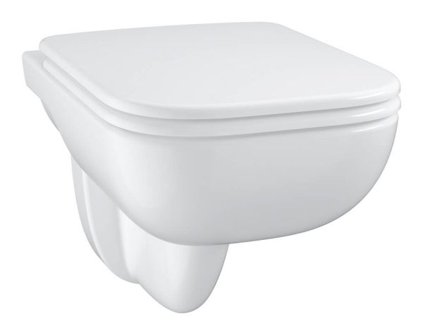 Grohe Start Edge Keramik Set Wand-Tiefspül-WC inkl. WC-Sitz mit Deckel soft close, weiß