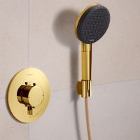 Vorschau: hansgrohe Porter Fine Brausehalter polished gold optic 28885990