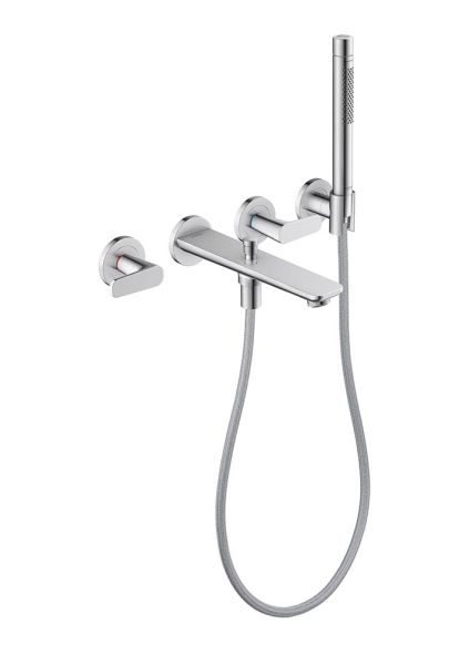 Axor Citterio C 3-Loch Wannenarmatur Unterputz, Wandmontage, Handbrause, chrom 49480000