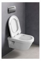 Vorschau: Villeroy&Boch Architectura Wand-Tiefspül-WC, spülrandlos mit DirectFlush, weiß 5684R001