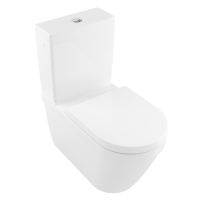 Vorschau: Villeroy&Boch Architectura Tiefspül-WC Kombination, bodenstehend, spülrandlos, 70x37cm, weiß 5691R001
