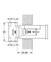 Vorschau: Grohe UP-Ventil Unterteil, DN 15 29800002 1