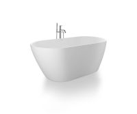 Vorschau: Duravit D-Neo freistehende ovale Badewanne 160x75cm, weiß matt