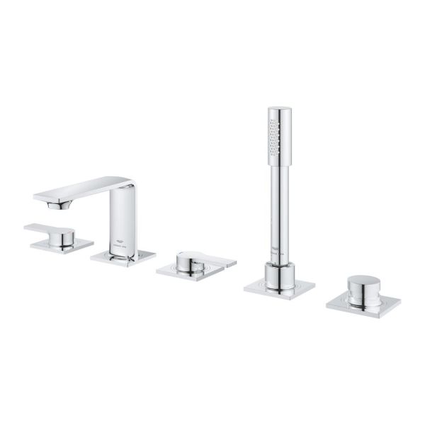 Grohe Allure 5-Loch Wannenrandarmatur mit Stab-Handbrause