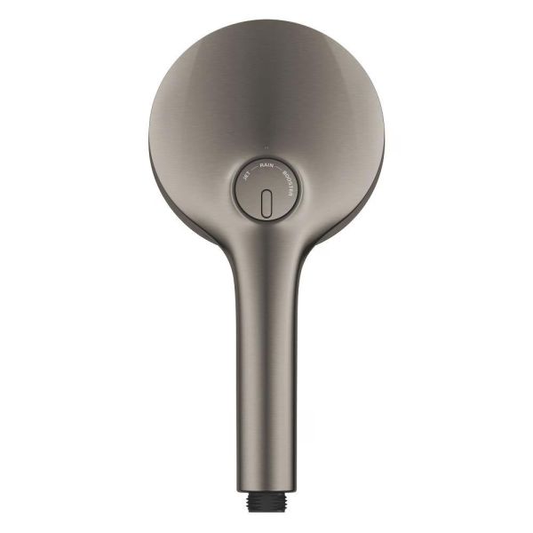 Grohe Vitalio Joy+ 120 Handbrause mit 3 Strahlarten, 7,9 l/min, hard graphite gebürstet 134864AL00