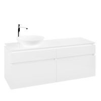 Vorschau: Villeroy&Boch Legato Waschtischunterschrank 140x50cm für Aufsatzwaschtisch, 4 Auszüge glossy white B58800DH1