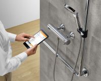 Vorschau: WimTec ECOSAN S4 KB HyPlus Aufputzduscharmatur 6V Batteriebetrieb, chrom