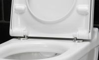 Vorschau: Duravit Starck 3 Wand-WC Set inkl. WC-Sitz mit Absenkautomatik, 54x37cm, oval, weiß 42000900A1