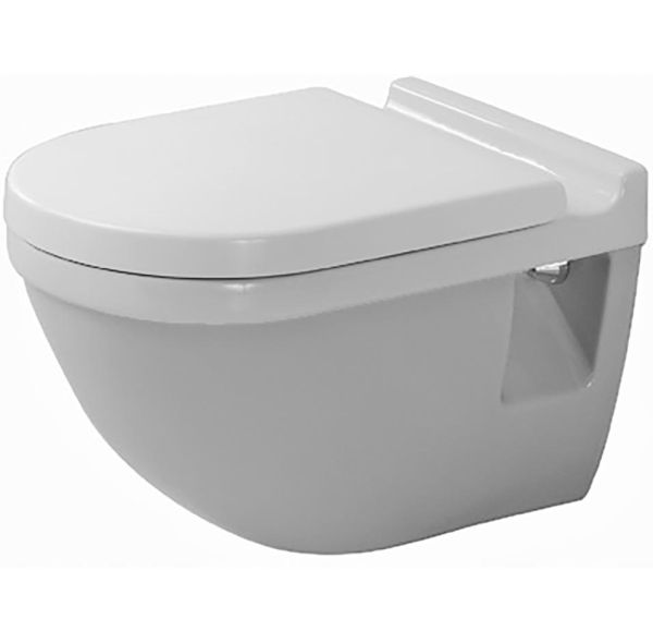 Duravit Starck 3 Wand-WC 54,5x36,5cm, oval, WonderGliss, weiß 22060900001