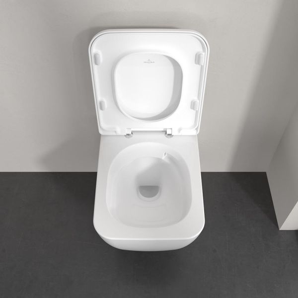 Villeroy&Boch Skyla Combi-Pack Wand-WC TwistFlush 37x53cm mit WC-Sitz, softcube