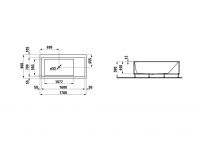 Vorschau: Kartell by Laufen Einbau-Badewanne mit LED-Beleuchtung, Eckversion links, 170x86cm, weiß H2243310006161_1