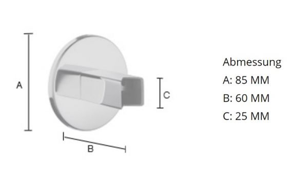 Smedbo Dry Montage-Kit für versteckten Elektroanschluss für FK716, edelstahl poliert
