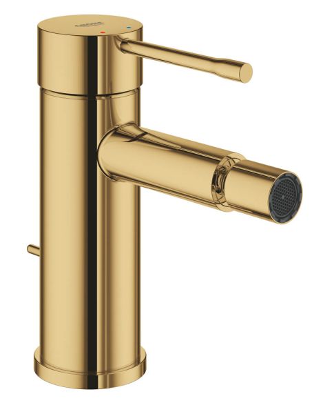 Grohe Essence Einhand-Bidetbatterie mit Ablaufgarnitur, wassersparend, cool sunrise 24178GL1 