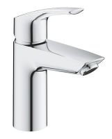 Grohe Eurosmart Waschtischbatterie S-Size, mit Push-Open Ablaufgarnitur, energiesparend, chrom 23924003
