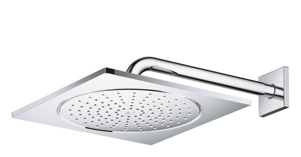 Grohe Rainshower Aqua 10“ Kopfbrause-Set 28,6cm, 1 Strahlart, wassersparend, chrom