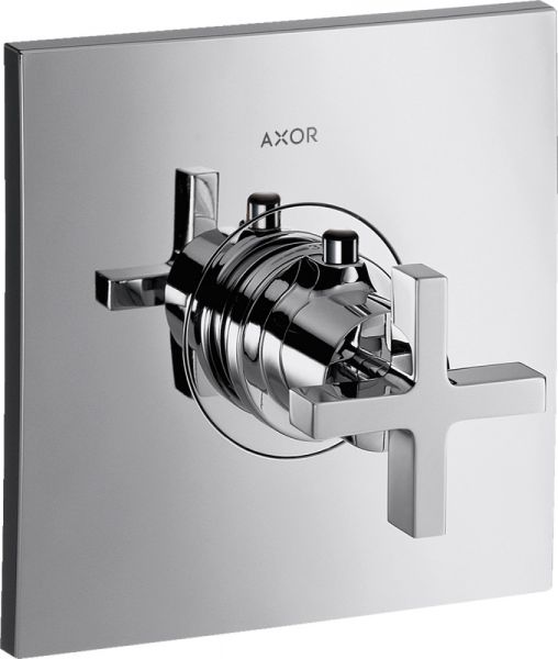 Axor Citterio Thermostat 59 lmin Highflow Unterputz mit Kreuzgriff chrom 39716000