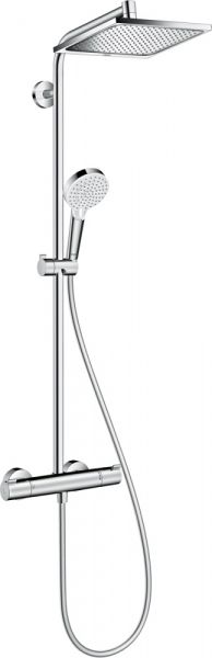 Hansgrohe Crometta E 240 1jet Showerpipe mit Thermostat, chrom