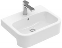 Vorschau: Villeroy&Boch Architectura Vorbauwaschtisch, rechteckig 55x42cm, weiß mit Überlauf 41905501
