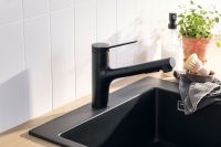 Vorschau: Hansgrohe Zesis M33 Küchenarmatur 150 2jet sBox schwarz matt 74803670