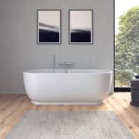 Vorschau: Duravit Luv Vorwand-Badewanne oval 180x95cm, weiß