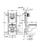 Vorschau: Grohe Solido Start Edge 5-in1 Set für WC, weiß 39816000