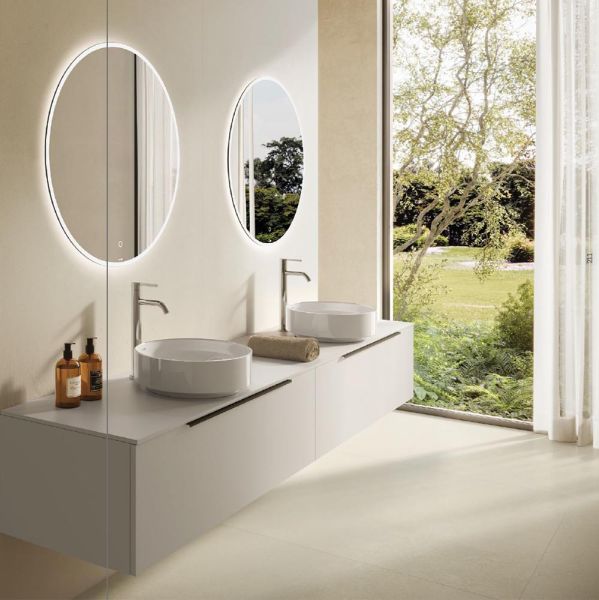 Kludi RESA R Aufsatzwaschtisch rund Ø40cm, weiß