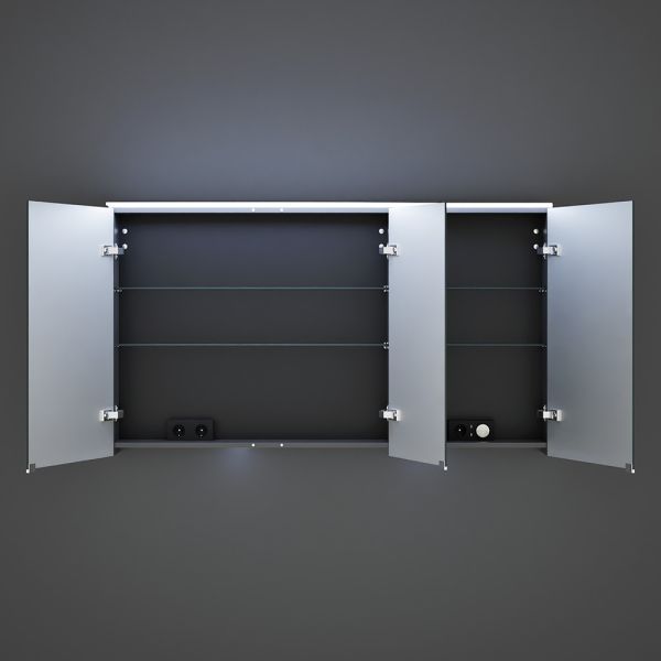 Burgbad Sinea 3.0 LED-Spiegelschrank 140x80cm