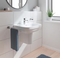 Vorschau: Grohe Start Quick-Fix Einhand-Waschtischbatterie, ES-Funktion, Mittelstellung kalt, S-Size, chrom