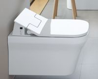 Duravit SensoWash Slim Set mit Durastyle Dusch-Wand-WC, weiß