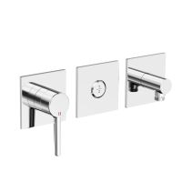 KWC MANA Einhebel-Wannenarmatur für 2 Verbraucher, Unterputz, chrom 125604