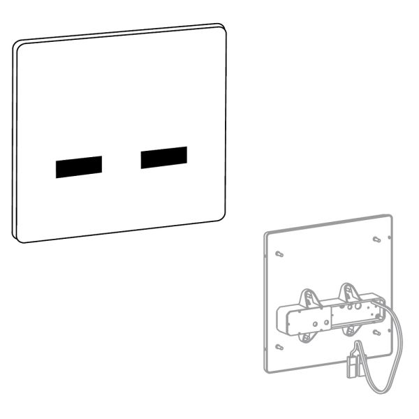 MEPA Sanicontrol Reparaturset RS620 Frontplatte + Elektronik 716900