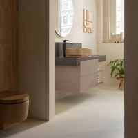 Vorschau: Duravit Balcoon Aufsatzbecken oval 55x45cm, DuraShield, clay terrra matt