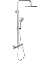 Vorschau: Villeroy&Boch Verve Showers Duschsystem mit 3 Strahlarten, chrom TVS109005000611 1