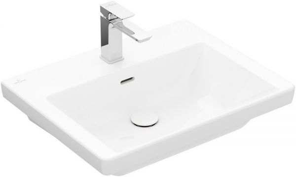 Villeroy&Boch Subway 3.0 Schrankwaschtisch 60x47cm 1 Hahnloch mit Überlauf