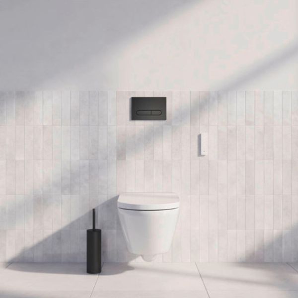 Duravit DuraSystem Betätigungsplatte mechanisch für WC Beta 100, schwarz matt