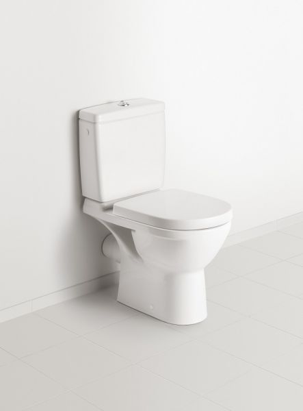 Villeroy&Boch O.Novo Stand-Tiefpül-WC Compact, spülrandlos für Kombination, 36x60,5cm 5689R001
