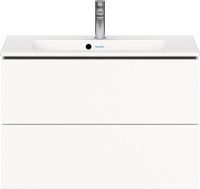 Vorschau: Duravit L-Cube Waschtischunterschrank wandhängend 82x39cm mit 2 Schubladen für ME by Starck 234283