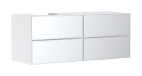 Vorschau: Hansgrohe Xevolos E Unterschrank 137cm für Aufsatzwaschtisch links mit Konsole, 4 Schubkästen