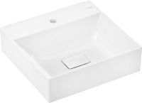 Hansgrohe Xevolos E Handwaschbecken 50x48cm mit Hahnloch, ohne Überlauf, SmartClean, weiß 61090450