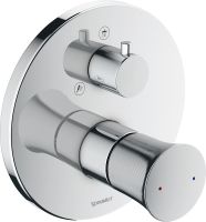 Duravit White Tulip Einhebel-Brausemischer für 2 Verbraucher, Unterputz, chrom WT4210012010