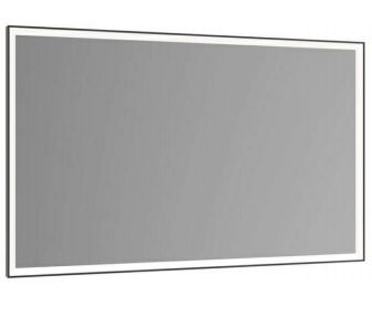 Keuco Royal Lumos Lichtspiegel mit Spiegelheizung, schwarz-eloxiert, 105x65cm