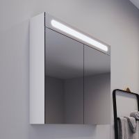 Vorschau: Duravit No.1 Spiegelschrank 80x70cm, mit LED-Beleuchtung und 2 Türen N17921000000000