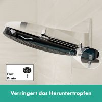 Vorschau: Hansgrohe Pulsify S Duschsystem 260 EcoSmart 1jet mit ShowerTablet Select 400 Thermostat, schwarz