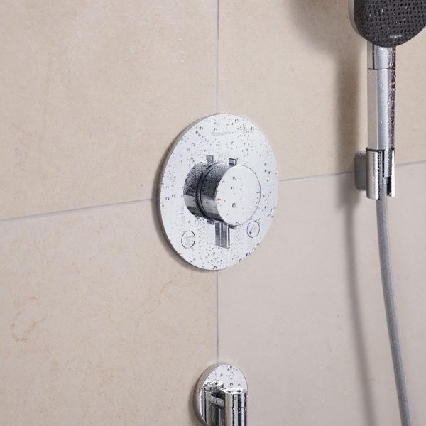 hansgrohe Ecostat Comfort S Thermostat Unterputz für 2 Funktionen chrom 33715000
