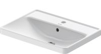 Vorschau: Duravit D-Neo Einbauwaschtisch rechteckig 60x43,5cm, mit Hahnloch und Überlauf, mit WonderGliss, weiß 03576000271