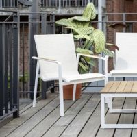 Vorschau: KETTLER DINING DIAMOND Loungesessel weiß matt beige 0103908-5800
