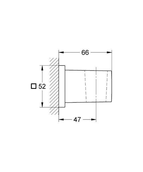 Grohe Euphoria Cube Handbrausehalter, chrom