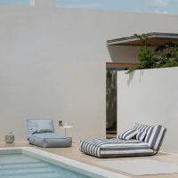 Vorschau: blomus PORTER Garten Beistelltisch Ø42cm, weiß