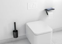 Vorschau: Hansgrohe WallStoris Toilettenbürstenhalter, schwarz matt 27927670