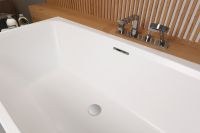 Vorschau: RIHO Adore wandstehende Badewanne 180x86cm inkl. Schürze, weiß